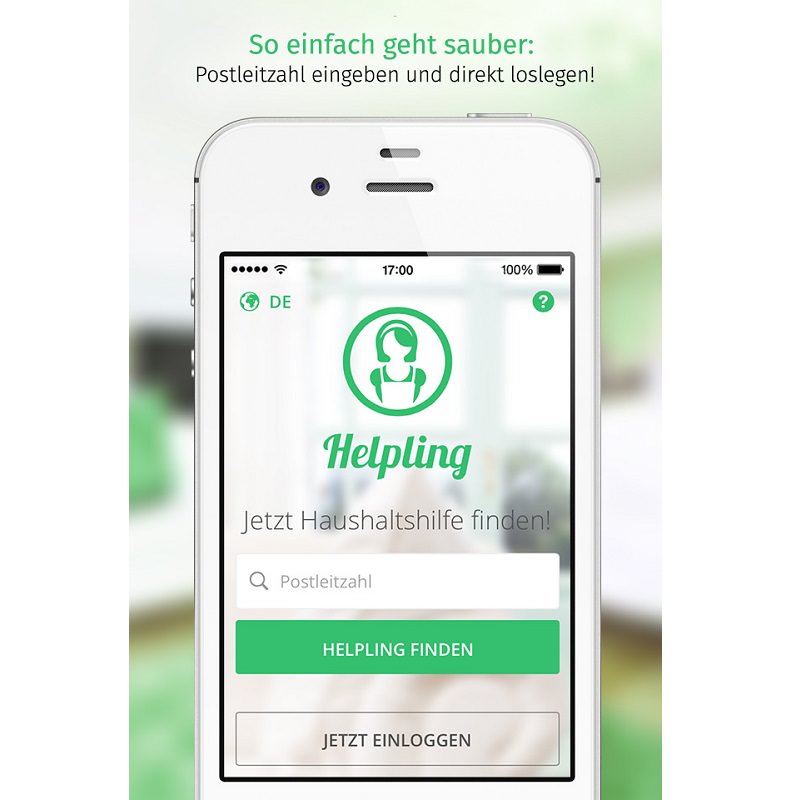 helpling beruf und familie app