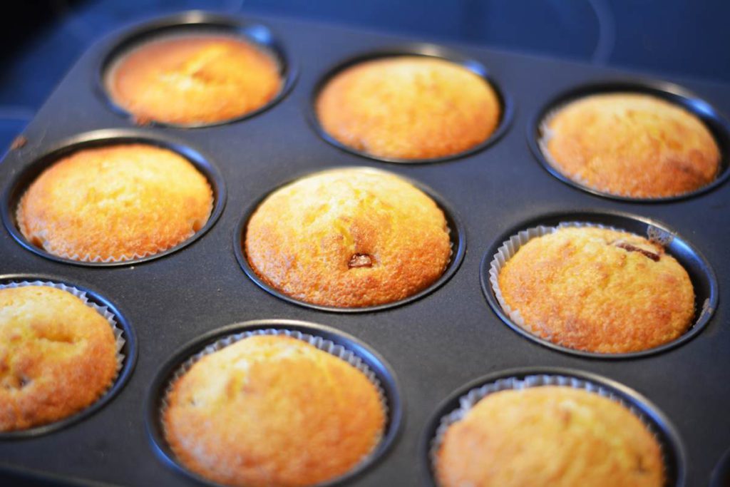 muffins mit kinder schokolade rezept