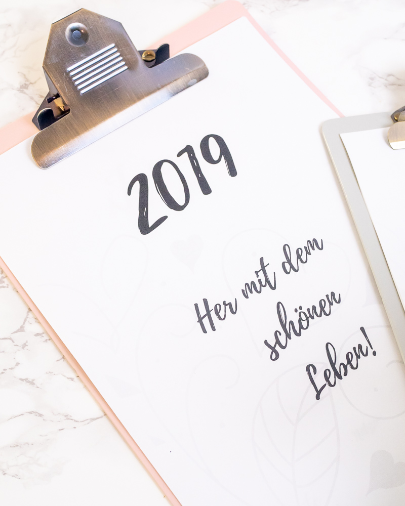 [Freebie] kostenloser Kalender 2019 zum Ausdrucken