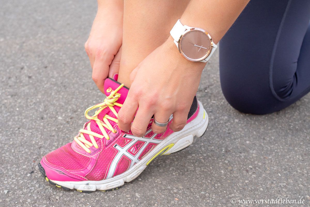 Laufen im Herbst Garmin Vivomove