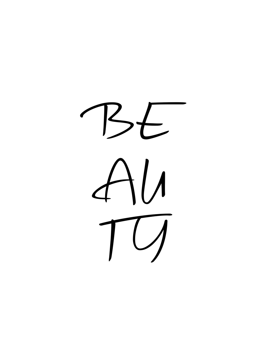 Beauty Typographie