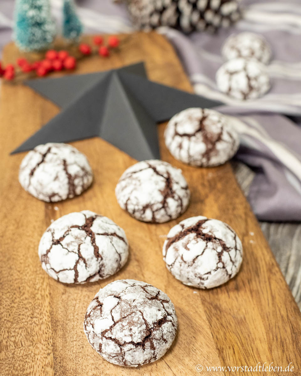 Crinkle Cookies Rezept Weihnachten