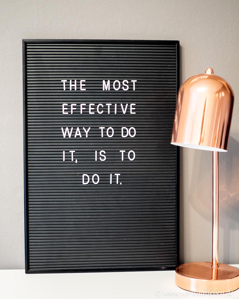 Motivationsspruch Quote Buero Letterboard