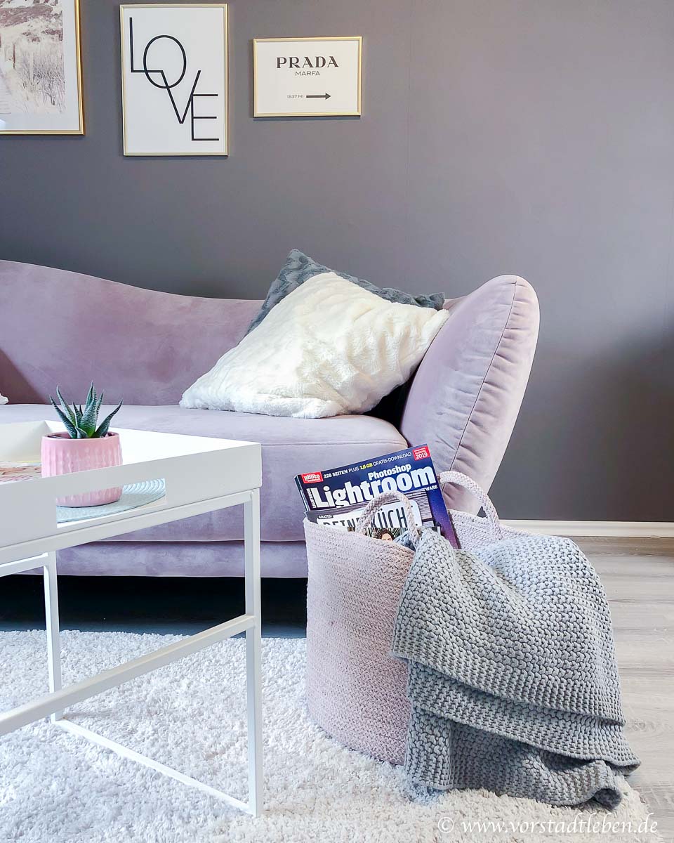 Ordnung halten sofa korb