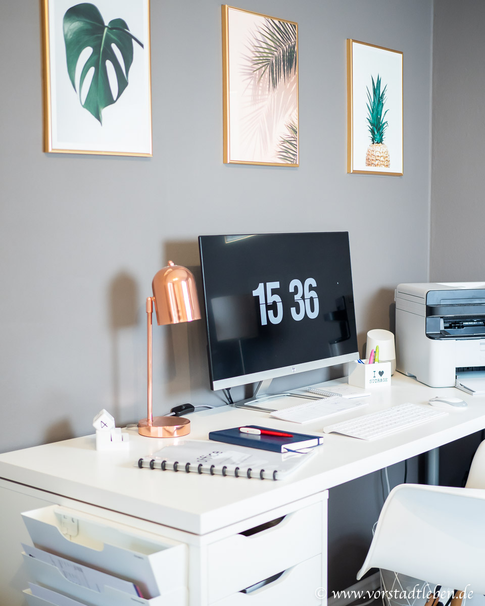 Ordnungs am Arbeitsplatz Vorstadtleben Lifestyle Blog