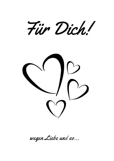 Fuer Dich Freebie SW