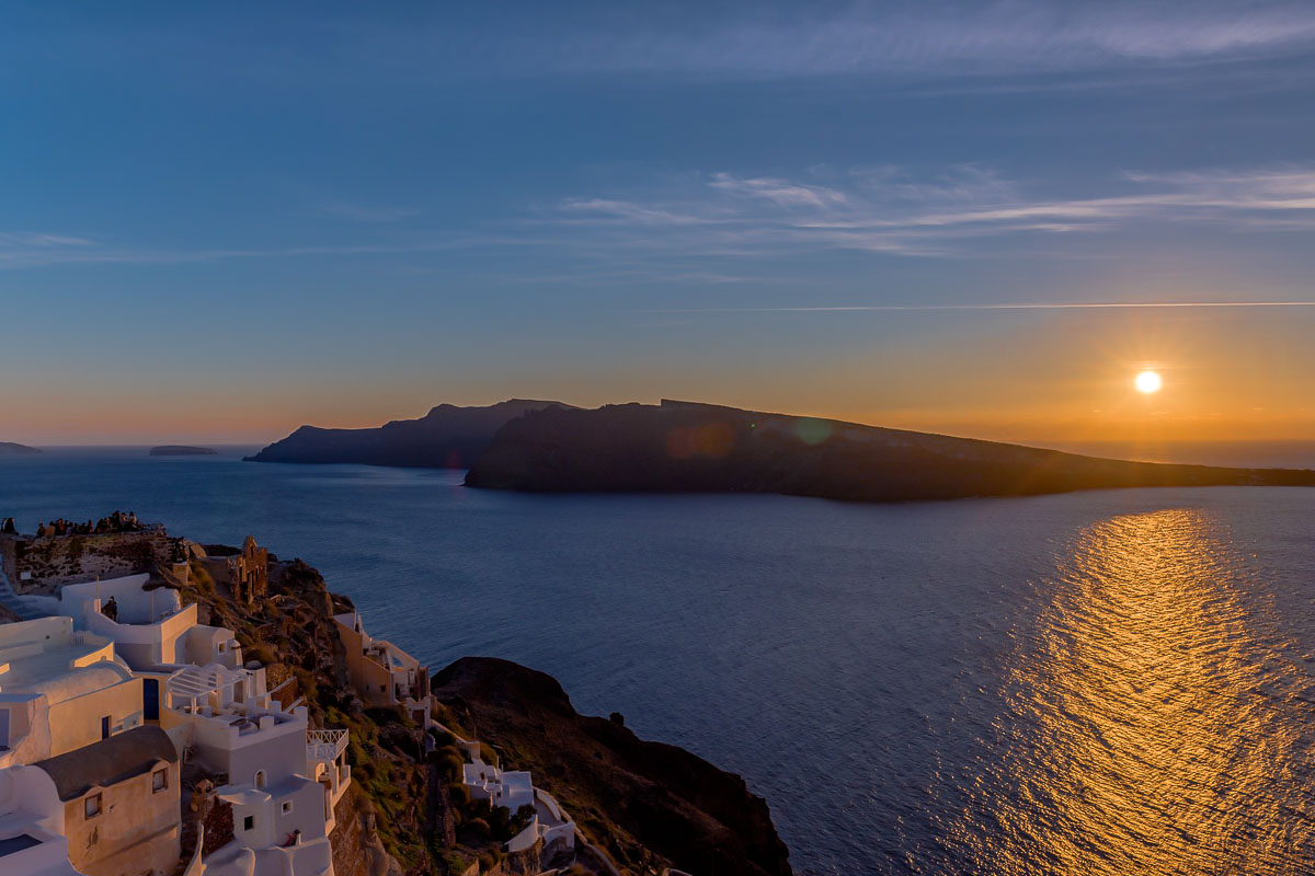 Sommer mit PETER HAHN Sonnenuntergang Griechenland