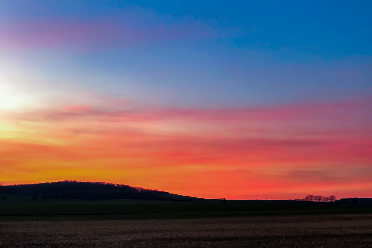 Veraenderungen Sonnenuntergang