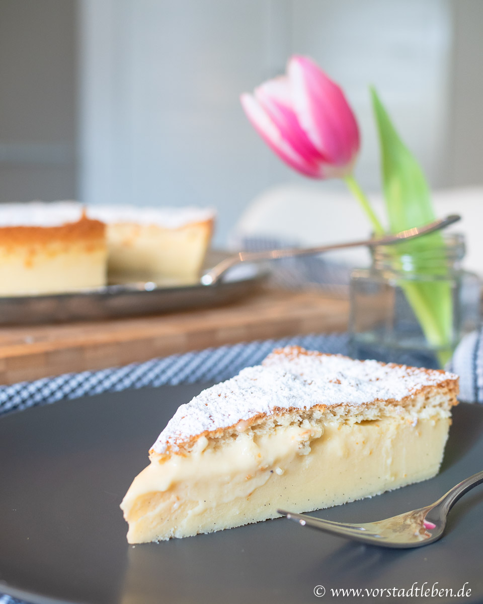 zauberkuchen rezept vanillekuchen ein teig drei schichten