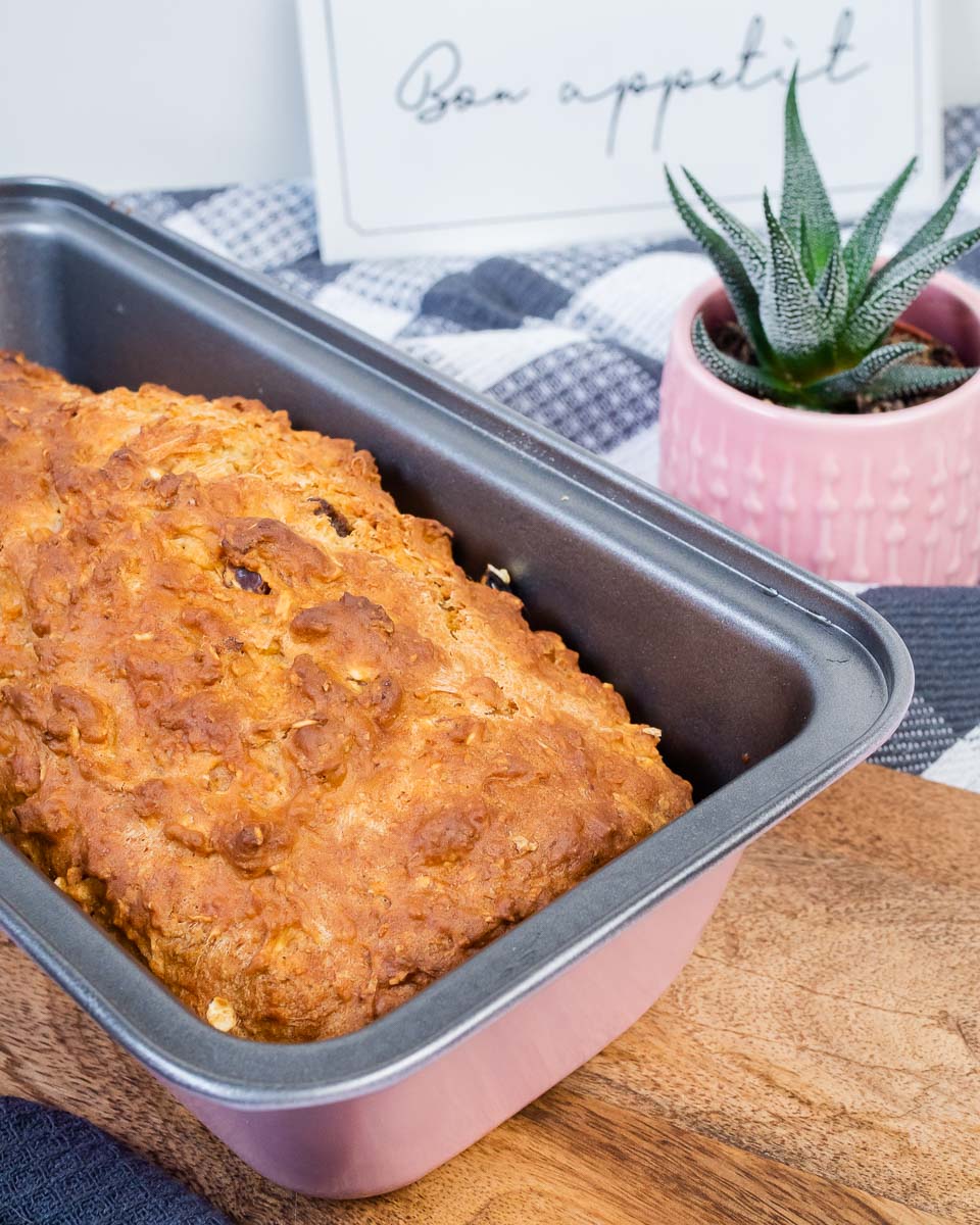 Fruehstuecksbrot Mueslibrot backen ohne hefe