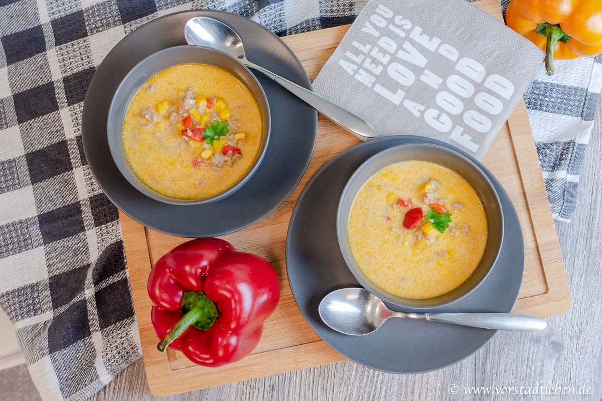 Maissuppe Partysuppe Feierabendküche