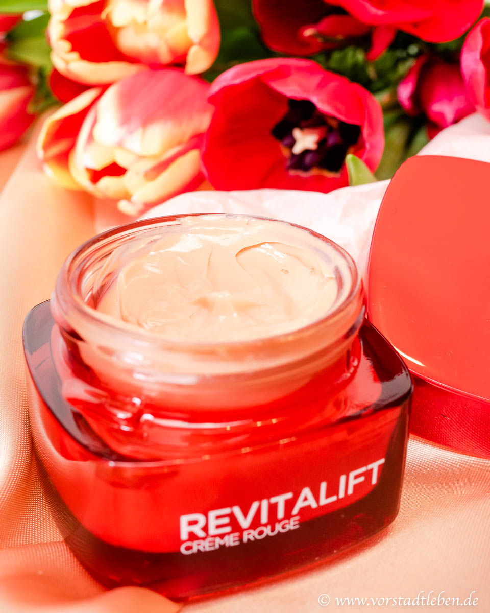 creme rouge revitalift loreal hautpflege im fruehling