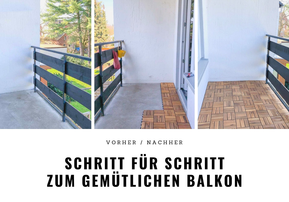 Balkon vorher nachher