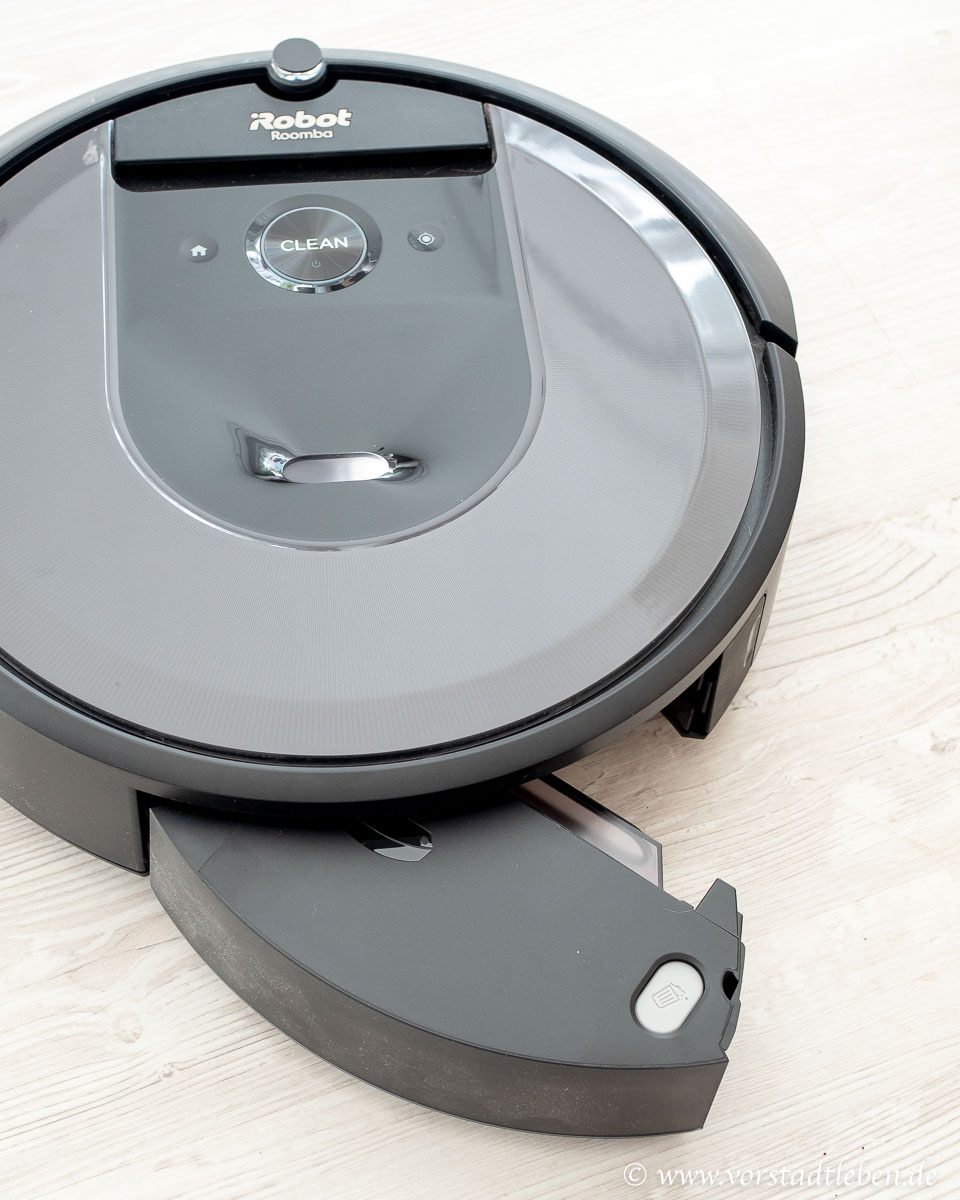 irobot roomba i7 plus sugroboter schmutzbehaelter