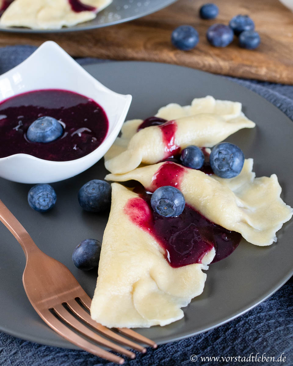 Rezept Pierogi mit Blaubeeren Heidelbeeren