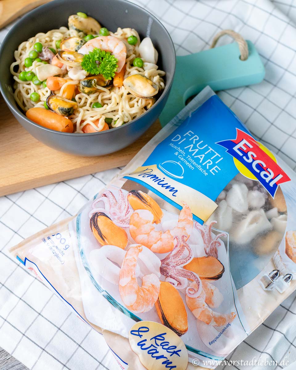 escal seafood frutti di mare nudelpfanne