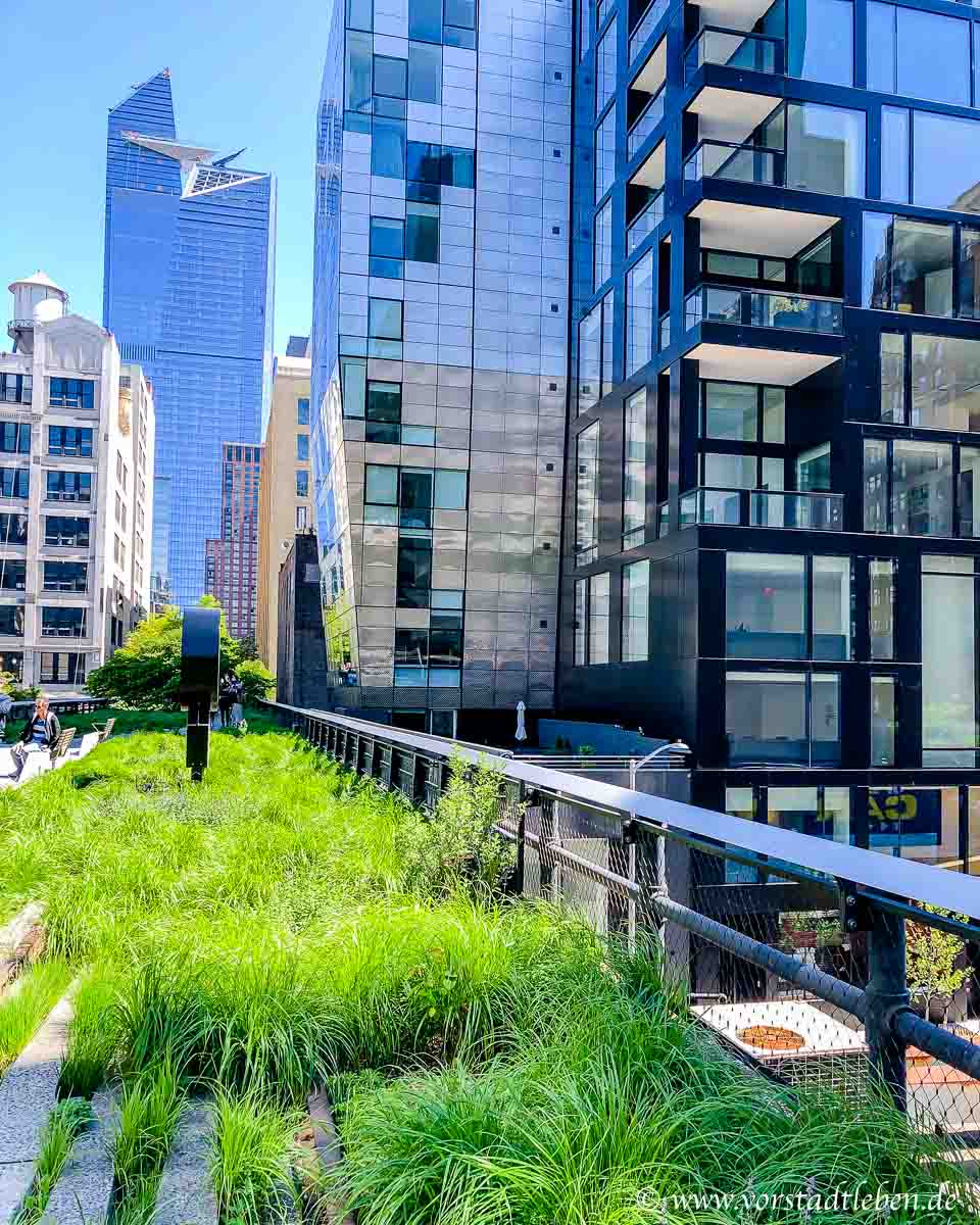 New York Highline Park Hochhaeuser