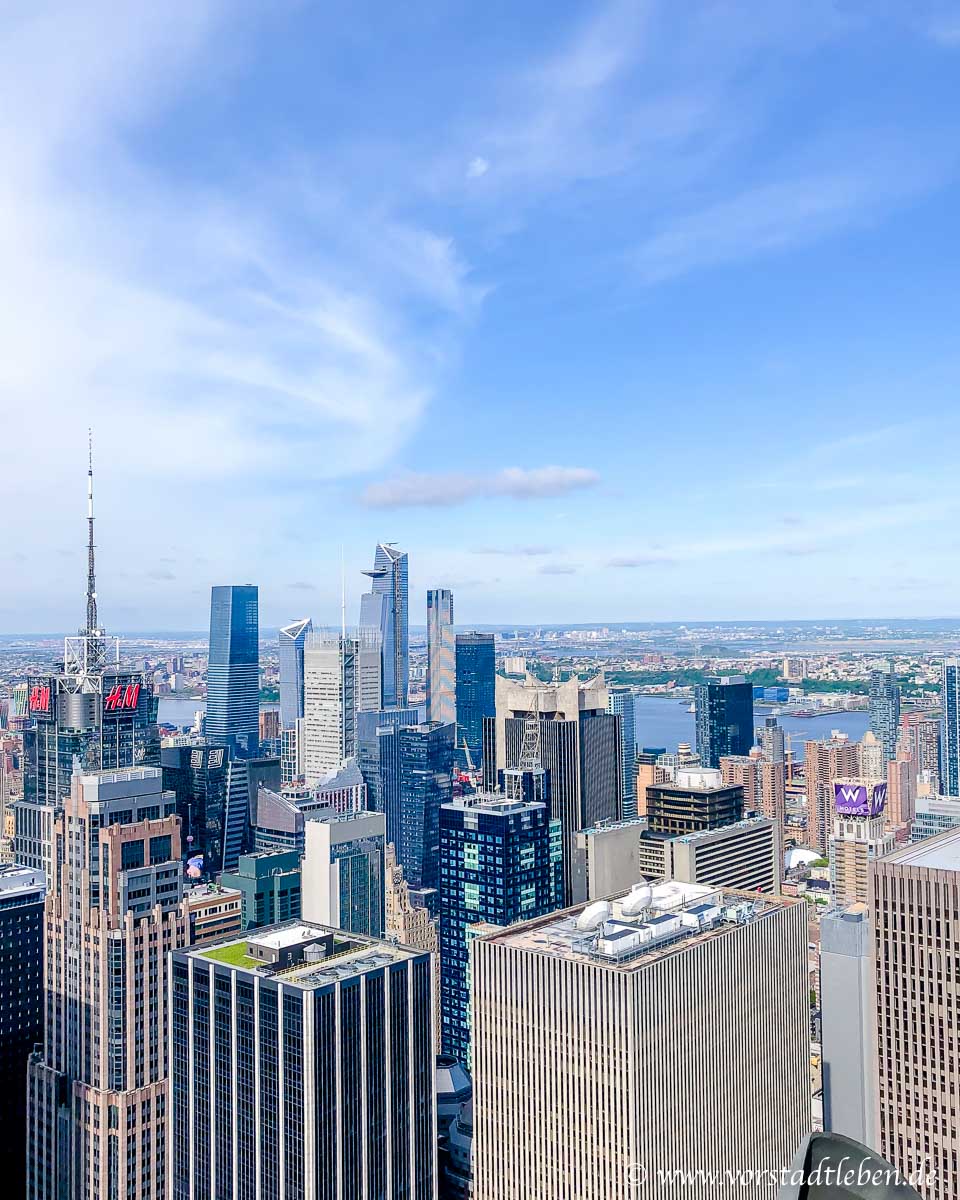 New York ausblick vom rockefeller center manhattan
