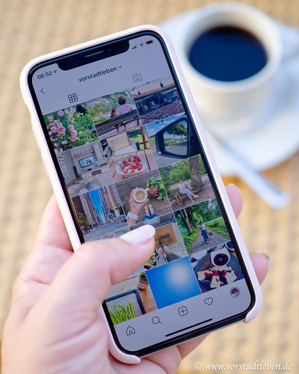 Instagram Zeitfresser Kaffee Smartphone