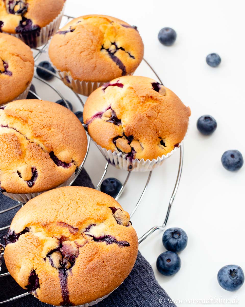 Blaubeermuffins Blueberrymuffins