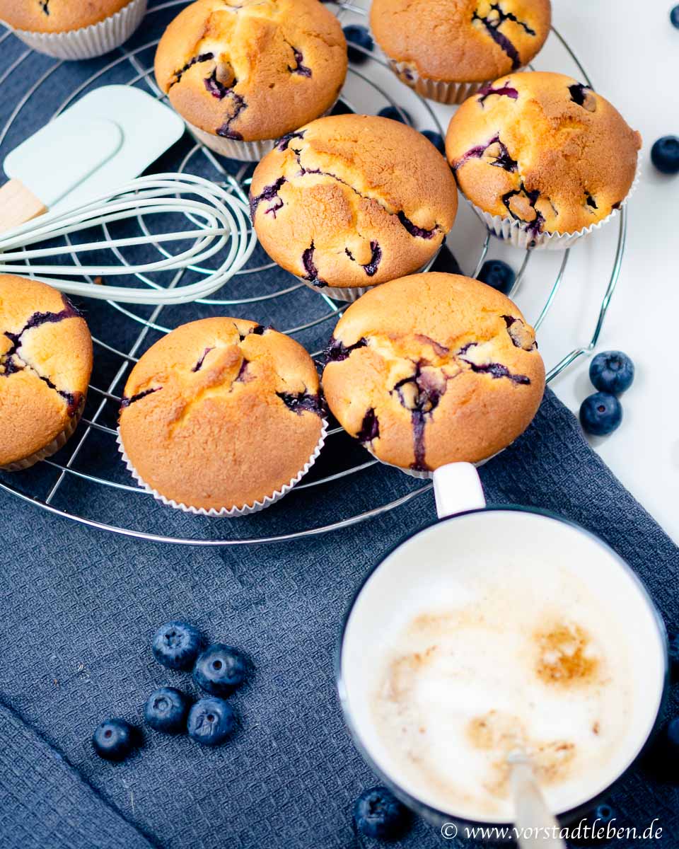 Blaubeermuffins Muffins mit Heidelbeeren Rezept
