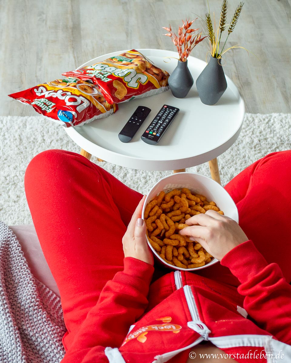 Lock Dich aus Erdnusslocken snack