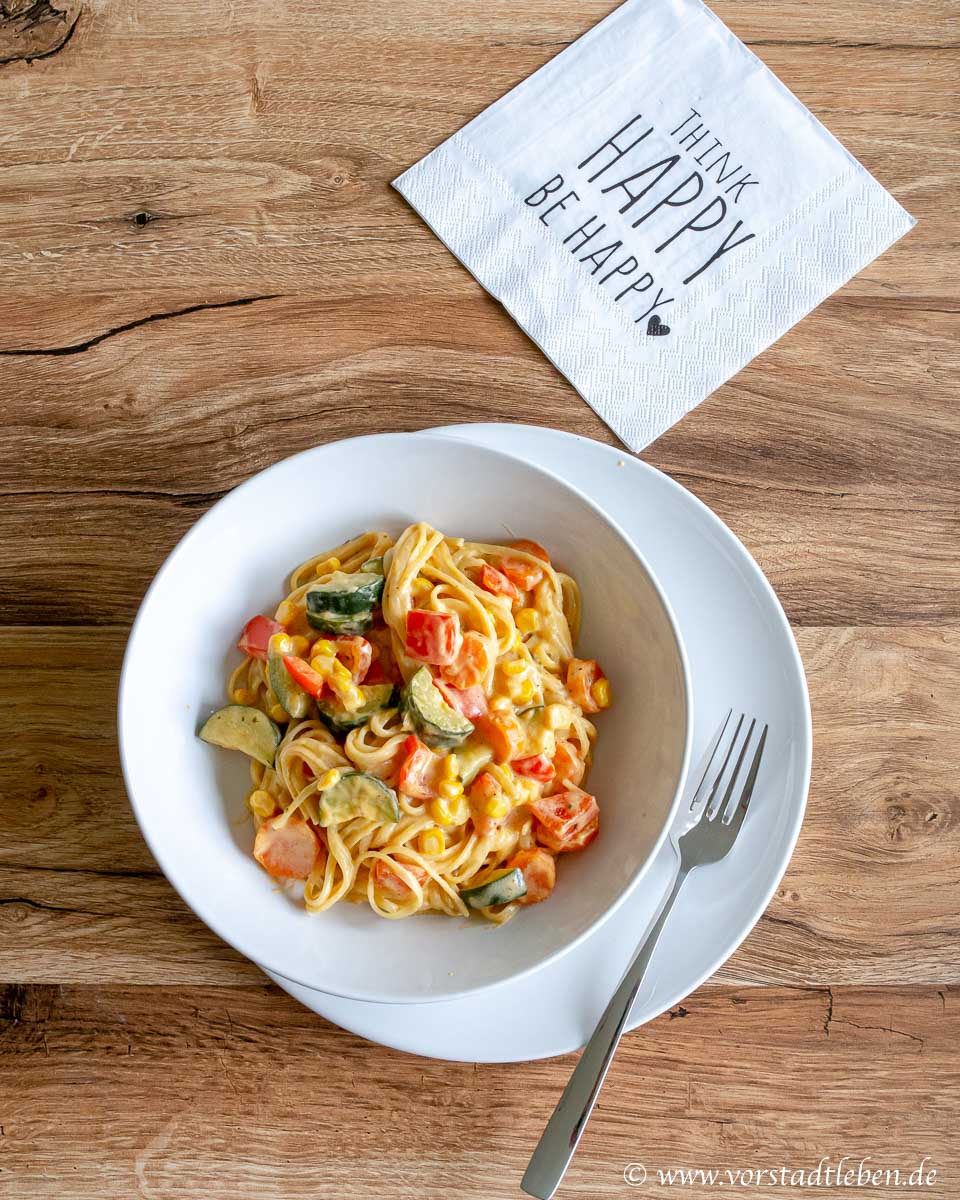 Rezept One Pot Curry Pasta